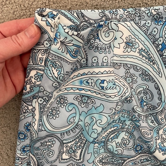 SHEIN paisley blue lace mini skirt - Picture 2 of 2